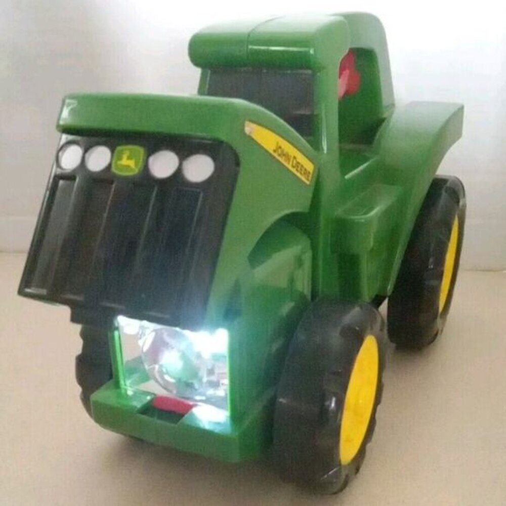 John Deere 2 Tractor Bundle Flashlight with Rumbling Motor Sound Tested